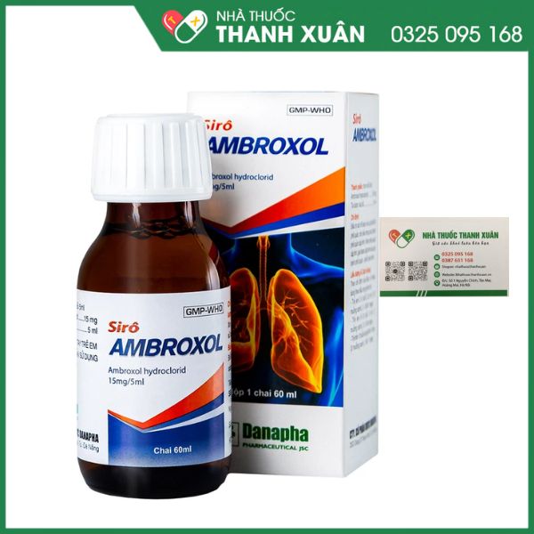 Ambroxol điều trị các rối loạn về sự bài tiết ở phế quản